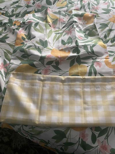 Pillow case to show opening while resting on actual duvet.