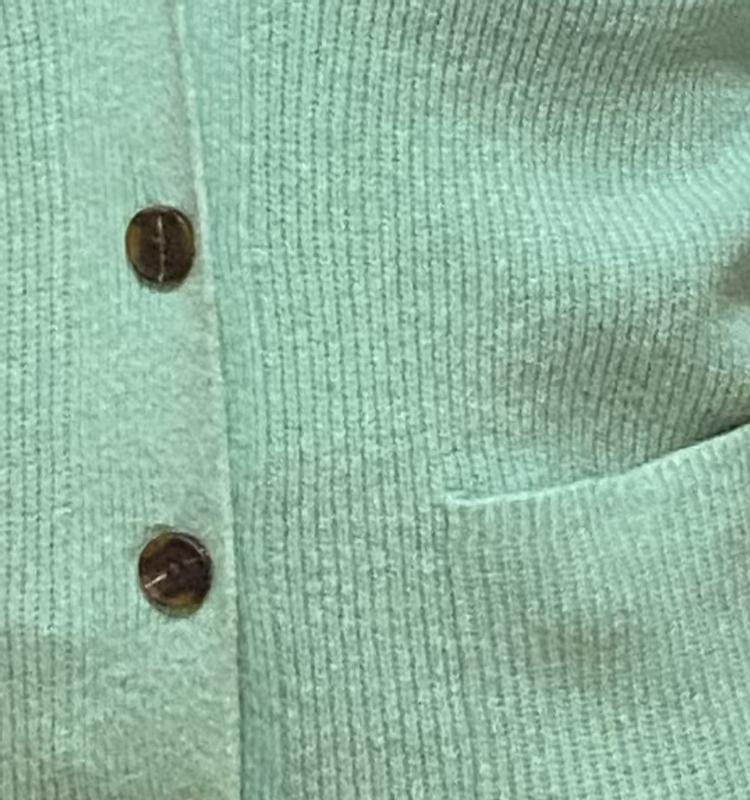 Love the buttons!  Would compliment a look with jeans, short boots and white camisole. The pockets are positioned in a flattering way and not too big or two small for the look