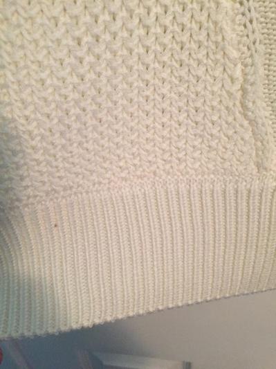 sweater band around bottom