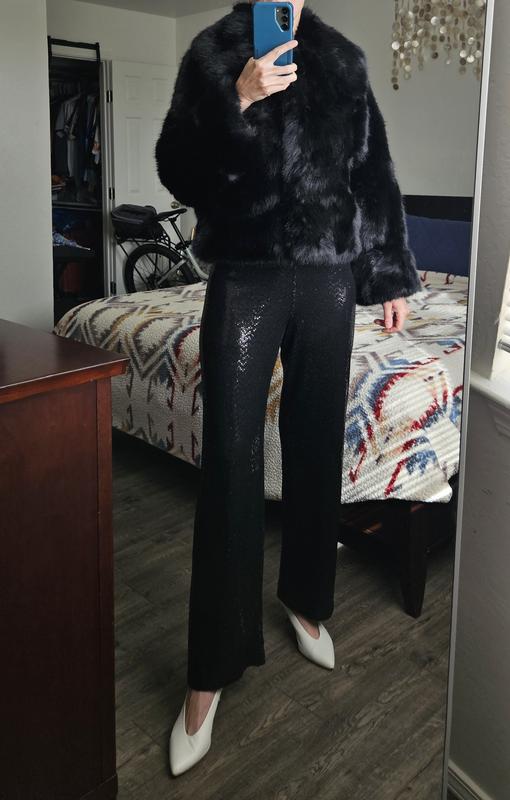 Women's Collared Faux-Fur Jacket, Macy's Exclusive