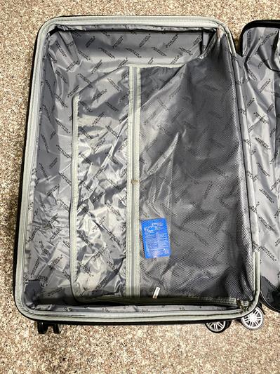 Inside of luggage
