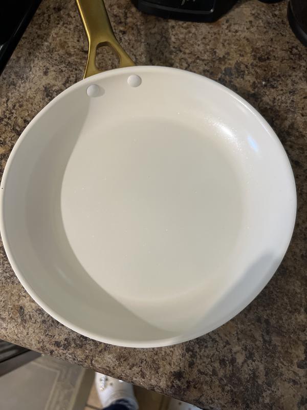 Warped bent frying pan