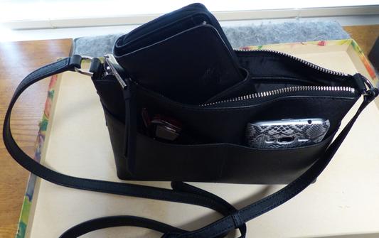 LEATHER BAG with wallet