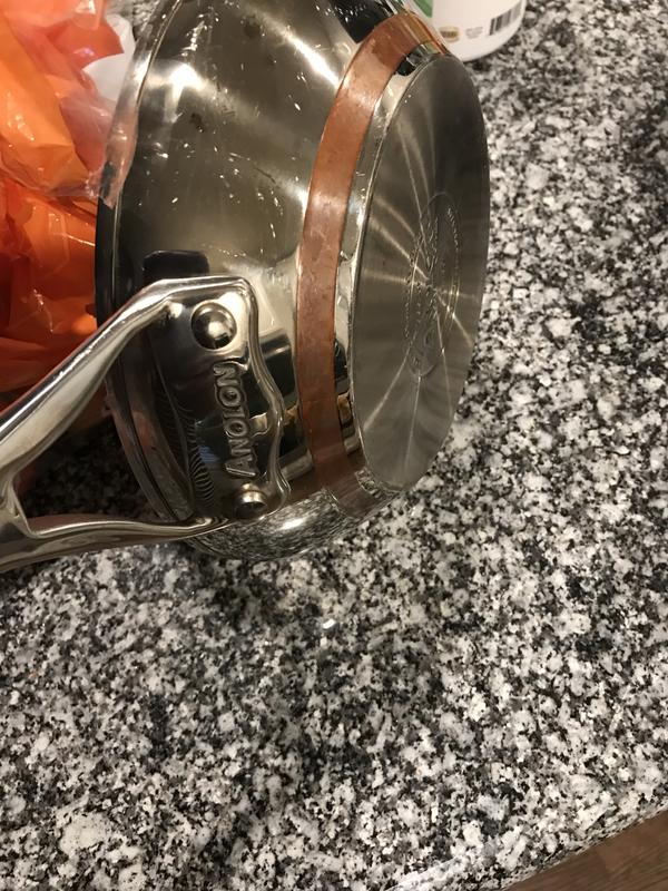 Copper area has changed after few used