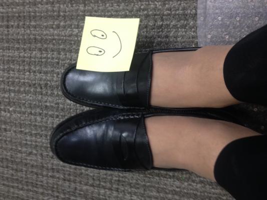 Happy Feet at Work in their Cole Hanns