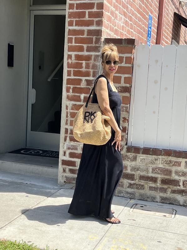 My beautiful DKNY Rafia bag