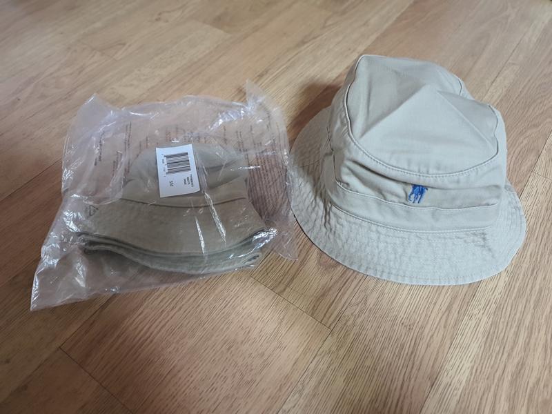 ☆POLO RALPH LAUREN☆ Cotton Chino Bucket Hat White MAPOHGS0 Genuine Polo Ralph Lauren Polo Bear Chino Bucket Hat -White