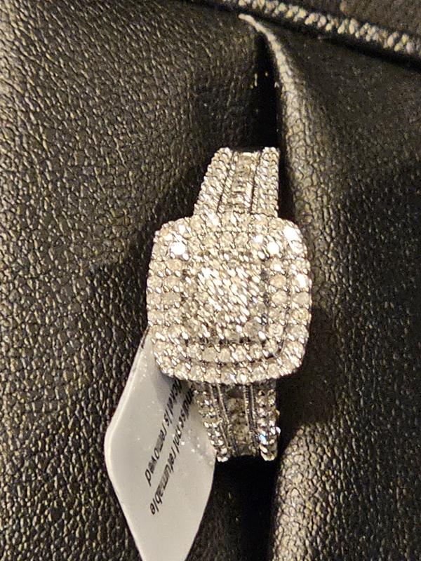 Right before it hit her finger