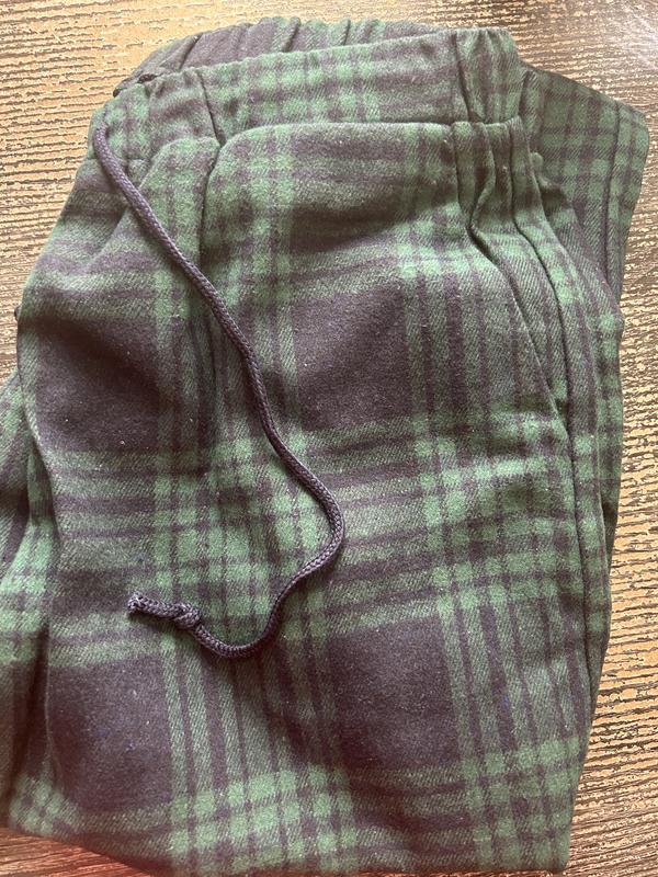 Women's Lounge Around Plaid Wide Leg Pants