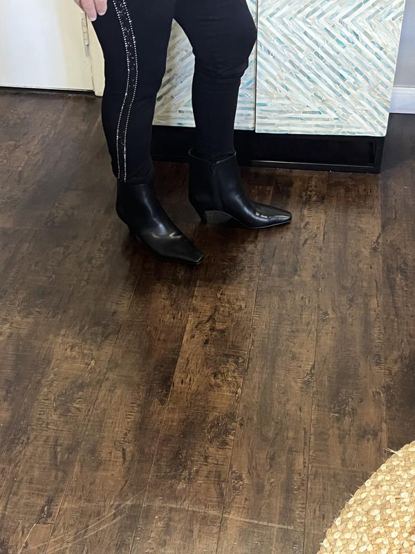 Boot length hits my shins