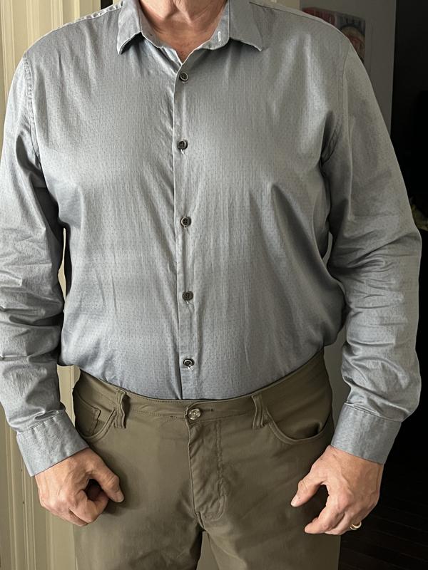After washing - same fit but very wrinkled out of the wash