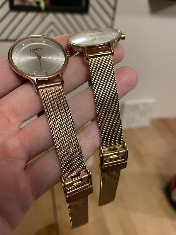 New watch on left