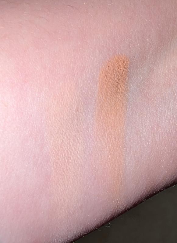 Old formula vs new formula, new is much darker