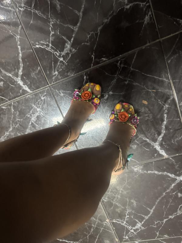 Betsey Johnson Women's Karra Flower-Embellished High-Heel
