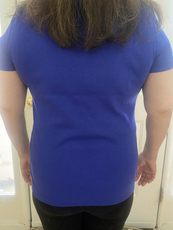 Women's Cotton Square-Neck Short-Sleeve T-Shirt, PXS - 3X, Exclusively at Macy's