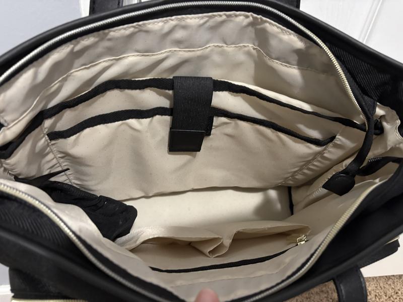 Inside of tote