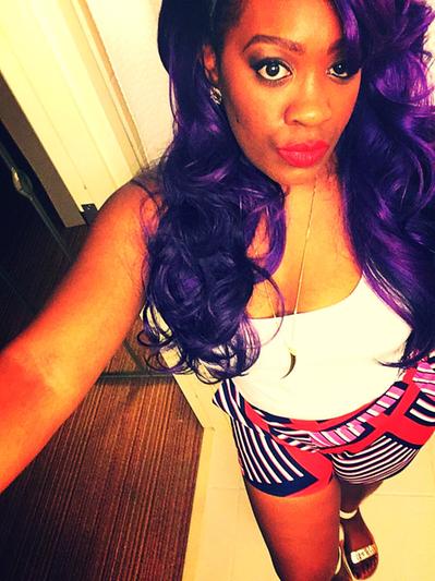 Worn with patterned shorts