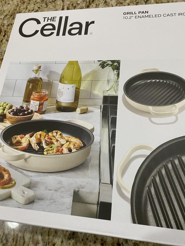 Enameled Cast Iron Grill Pan