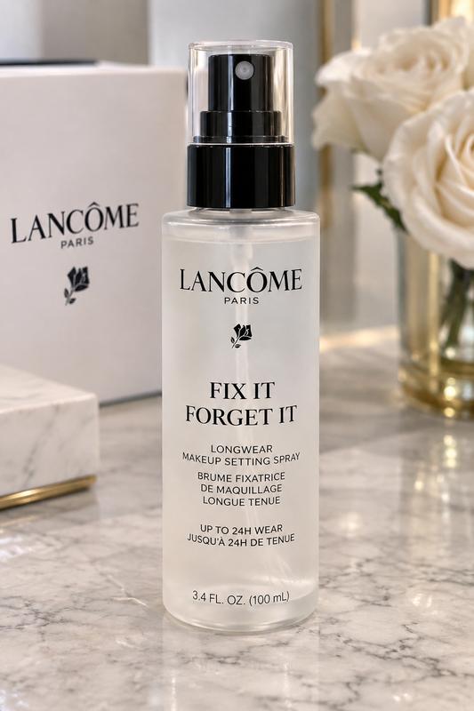 “My Lancôme setting spray — I love how lightweight and refreshing it feels!”