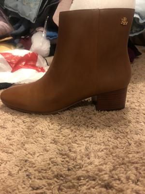 特別価格！ Lauren Ralph Lauren Welford II Booties New women Lauren by Ralph Lauren Welford Black Leather Ankle
