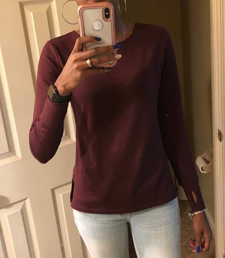 Lattice sleeve tunic main image 1