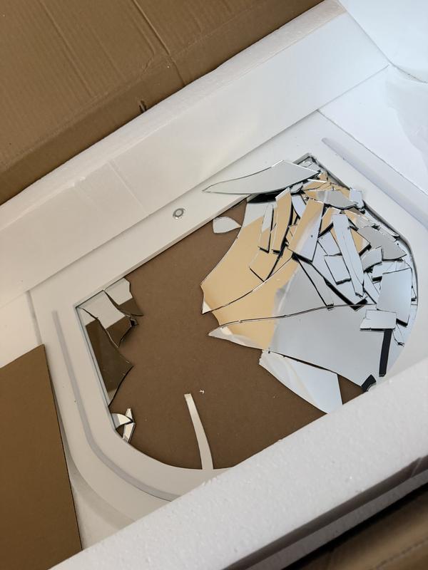 My order arrived broken. The item was damaged when I received it. I have attached photos showing the damage