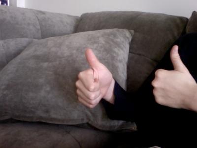 TWO THUMBS UP...from my girlfriend and I!