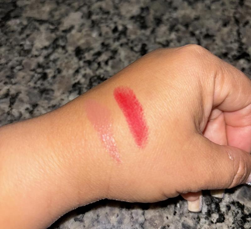 540 Thanks, It’s MAC is nice with a little glitter, but lighter than my expectations. 707 Ruby Woo is my favorite!