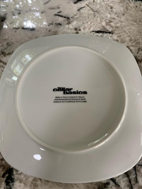 Back of plate