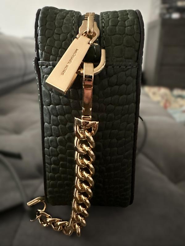 Michael Kors Jet Set Medium Crocodile Embossed Leather