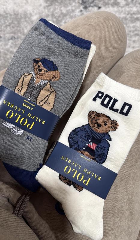 Fall Bear Socks Gift Pack, Pack of 3