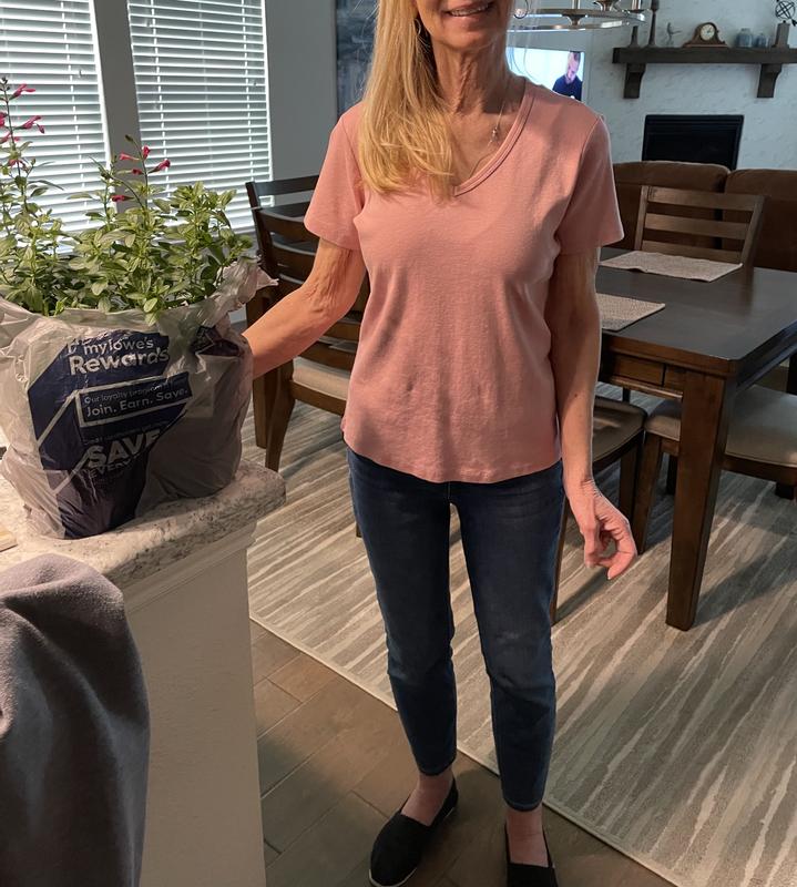 売れ筋商品|||ジェイエムコレクション カットソー トップス レディース Plus Size V-Neck Short-Sleeve Top, Exclusively at Macy's Pink Petun JM Collection Women's - Plus Size Sale - Macy's