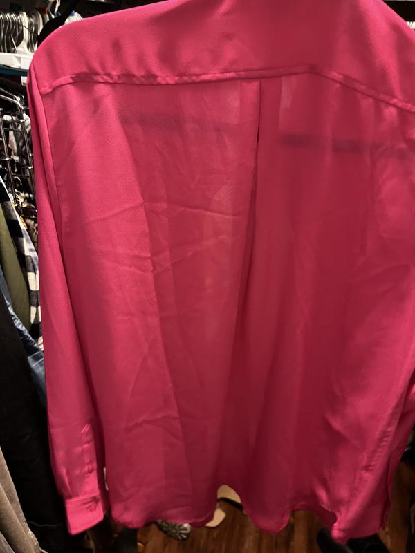Women's Button-Front Crepe Shirt, Created for Macy's, XXS-4X