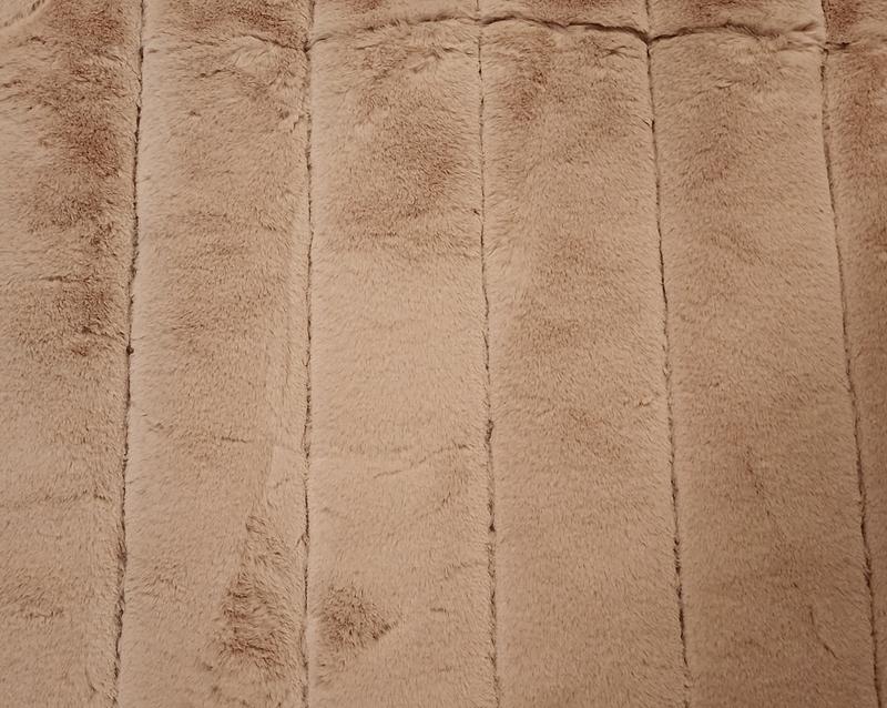 Close Up of Faux Fur Throw