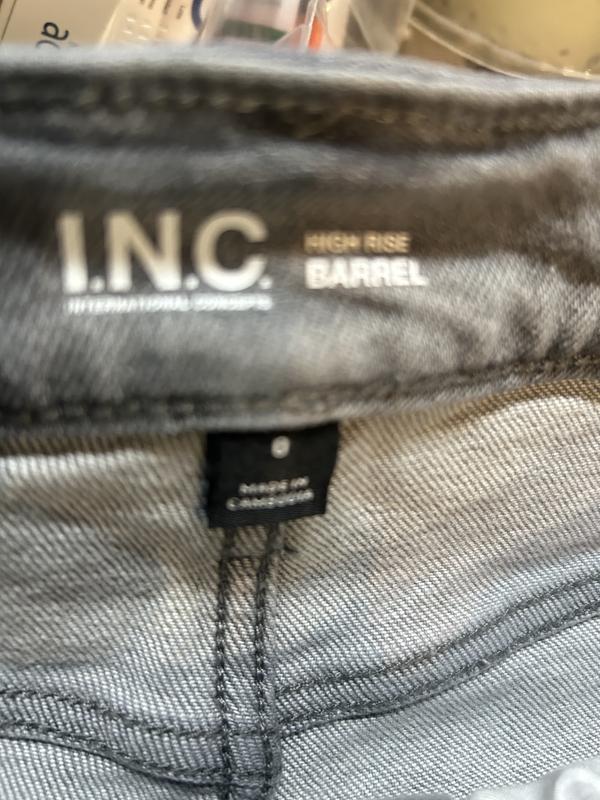 INC HW Barrel Jeans Rhinestone (Front)
