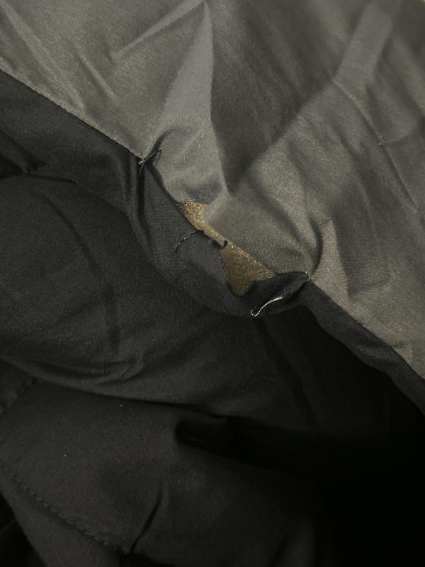 Missed stitching exposing fill