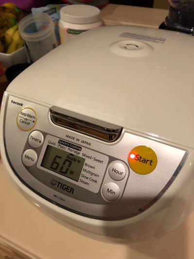Controls on the multi-cooker
