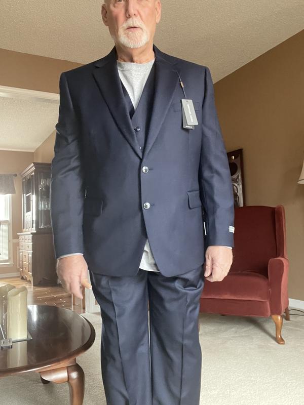 Modeling new suit with vest