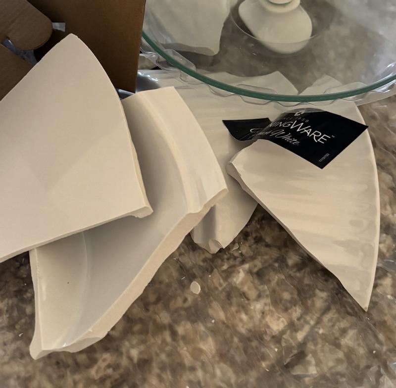 Received both completely broken in pieces