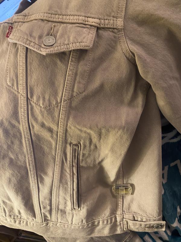 Men's Regular Fit Stretch Denim Trucker Jacket