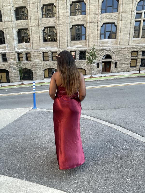 back of dress