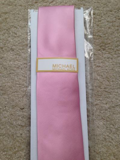 Michael Michael Kors Tie, Sapphire Solid II - Pink