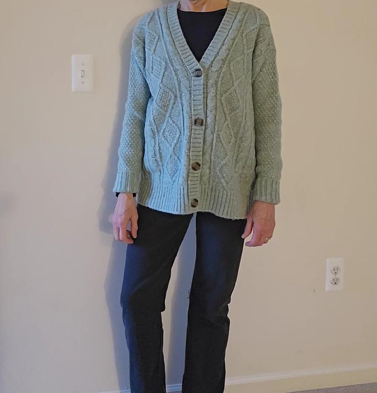 Women's Chunky Cable-Knit Cardigan, Macy's Exclusive