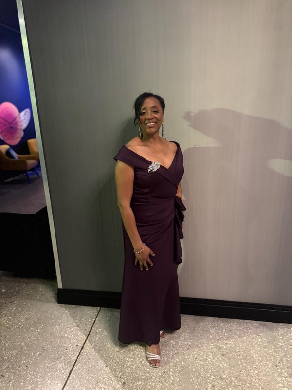 macy's xscape off the shoulder dress Xscape Women's Galaxy Ruched Off The Shoulder Short Dress