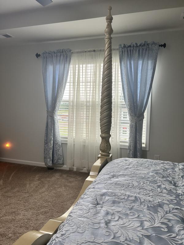 Window treatment to match.