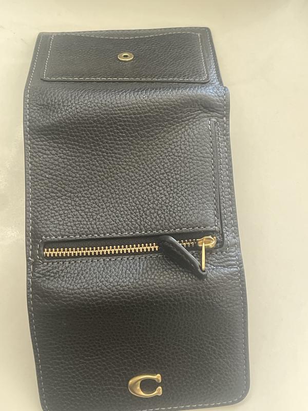 COACH Mila Mini Leather Flap Wallet - Macy's