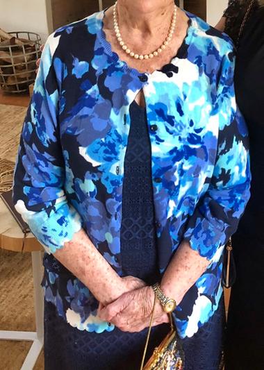 Lace detail shown here