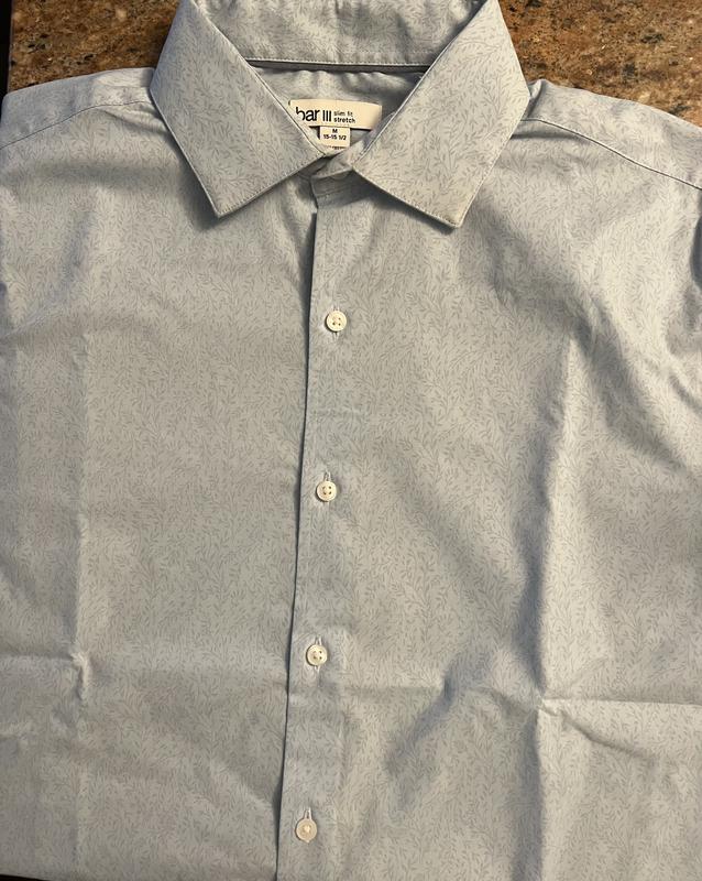 Shirt once out of the packaging before washing