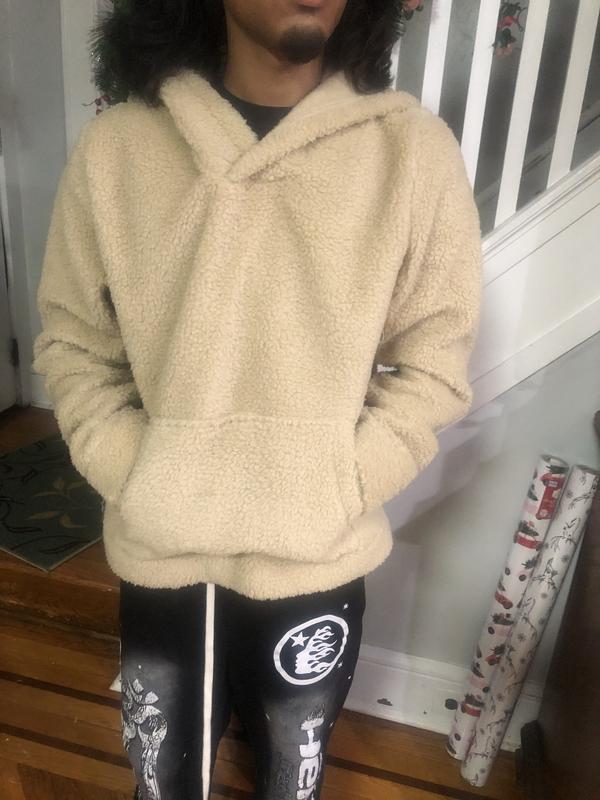 Sun + Stone Men's Tate Sherpa Hoodie, Created for Macy's