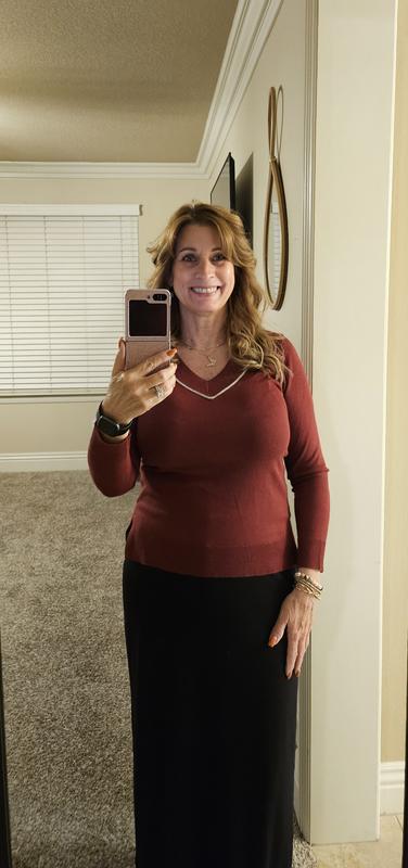 Or dress up with a skirt and boots or heels!